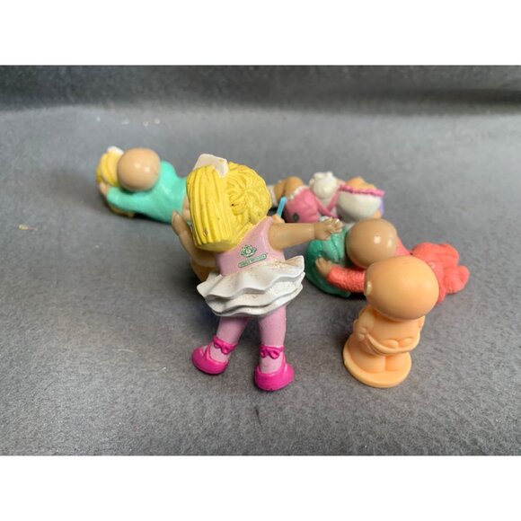 Cabbage Patch Kids 1984 Miniature Figurines Set of 6 Collectible Vintage - Picture 7 of 9